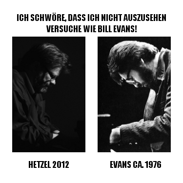 Hetzel als Evans